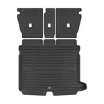 A set of black TuxMat trunk mats for Mercedes-Benz GLC models.