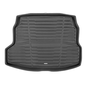 A set of black TuxMat trunk mats for Honda Civic models.