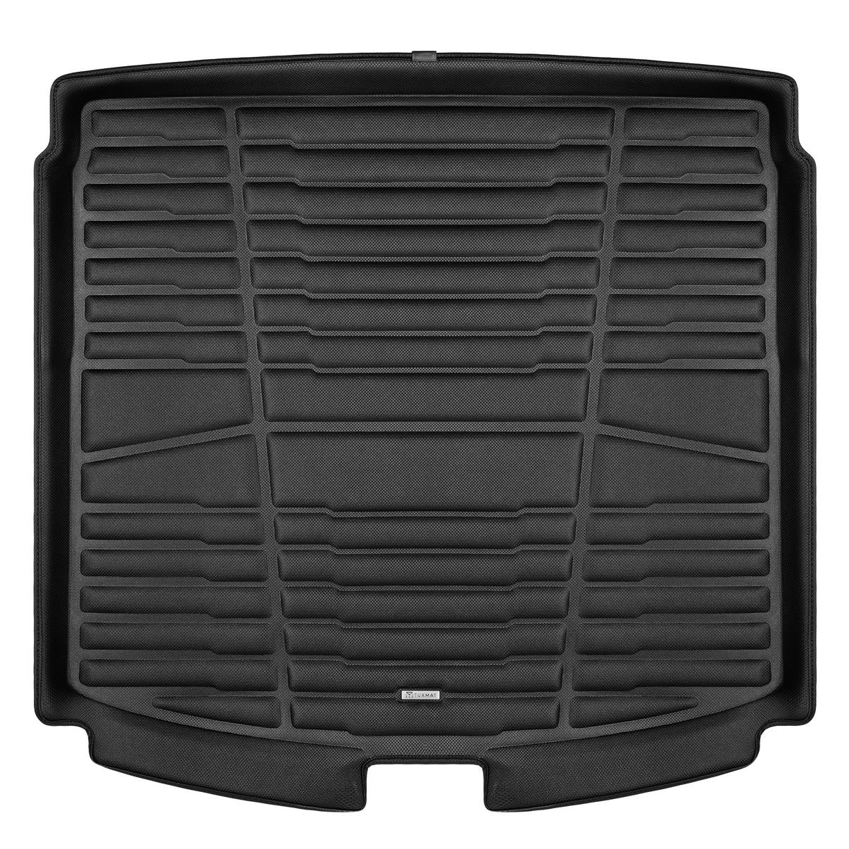 A set of black TuxMat trunk mats for Honda CR-V models.