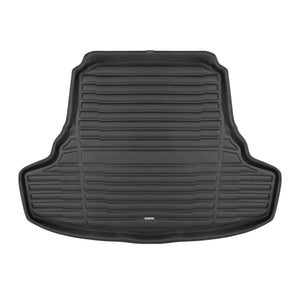 A set of black TuxMat trunk mats for Lexus IS models.