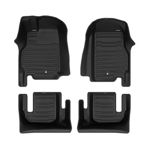 A set of black TuxMat car floor mats for Nissan GTR models.