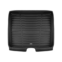 A set of black TuxMat trunk mats for Jeep Cherokee models.