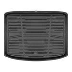 A set of black TuxMat trunk mats for Mitsubishi Eclipse Cross models.