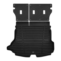 Black / Trunk Mats Only / T2D3 - SuperTrunk - With Subwoofer - Complete Back Seat & Trunk Coverage ($179.50)