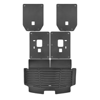 Noir / Trunk Mats Only / TED5 - SuperTrunk - Complete Back Seat & Trunk Coverage ($199.80)