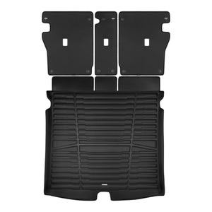 A set of black TuxMat trunk mats for Audi A7/S7/RS7 models.