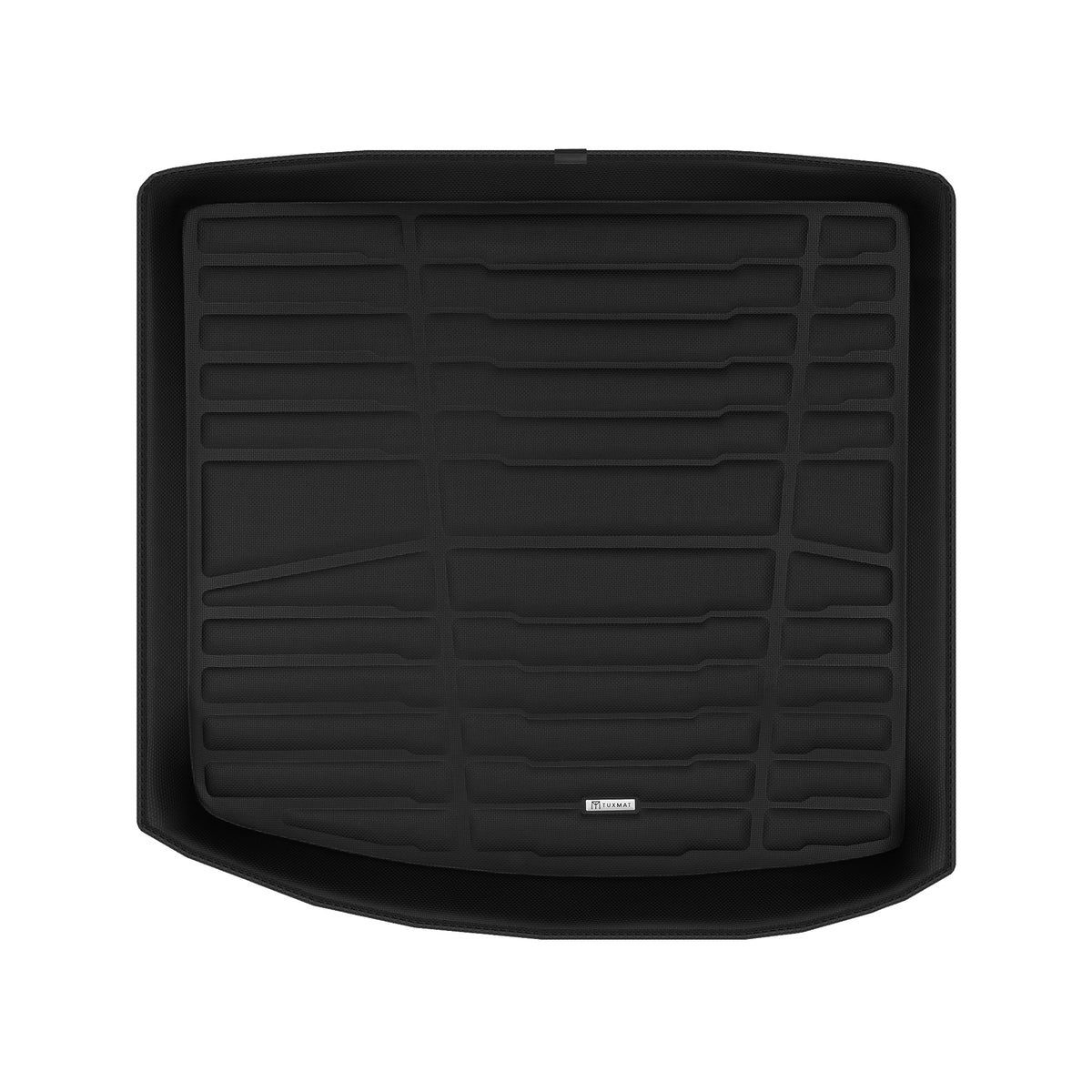 A set of black TuxMat trunk mats for Lexus UX models.