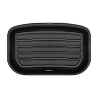 A set of black TuxMat trunk mats for Tesla Model Y models.