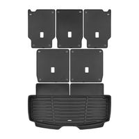 Black / Trunk Mats Only / TED6-1 - SuperTrunk - Complete Back Seat & Trunk Coverage ($199.80)