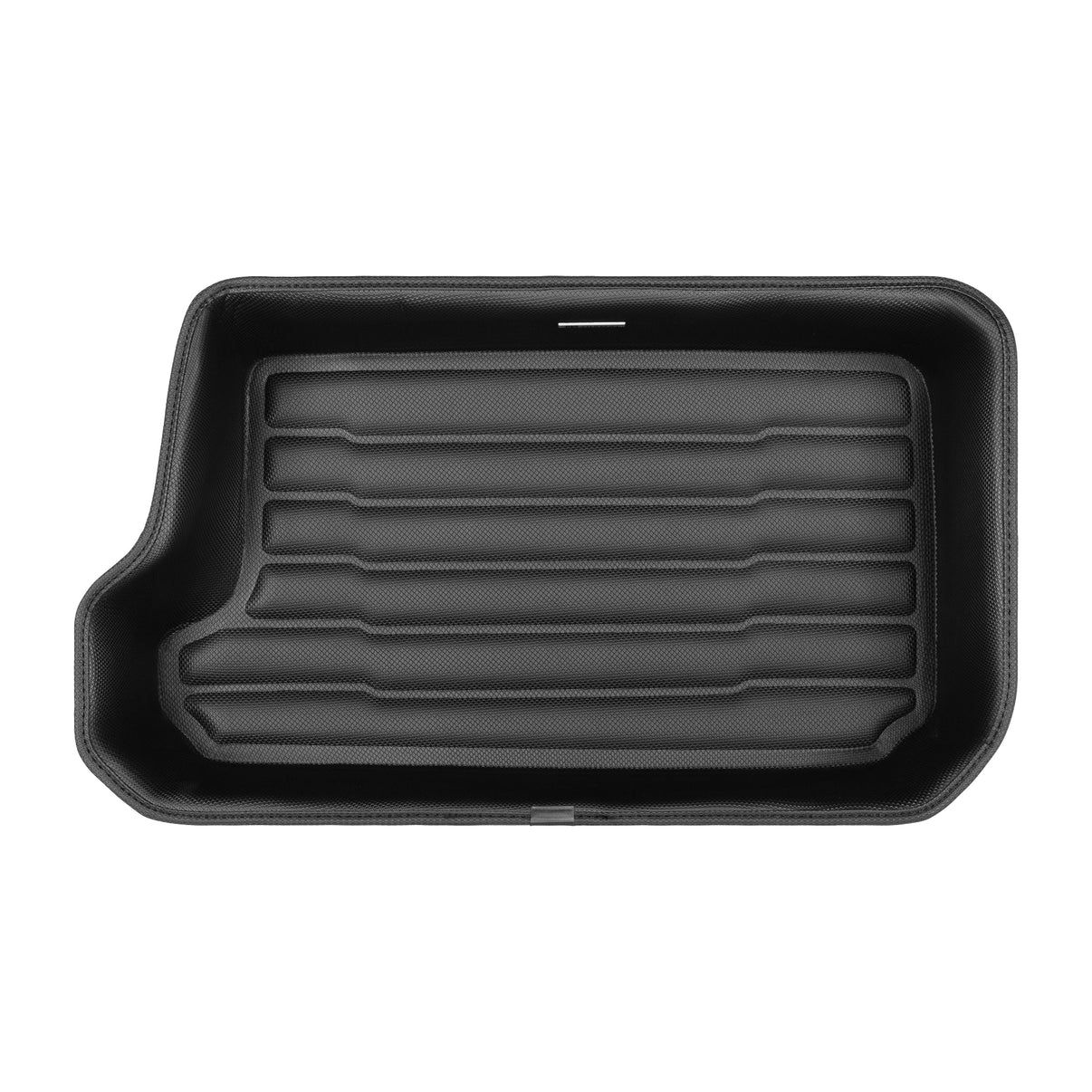 A set of black TuxMat trunk mats for Porsche 911 models.