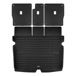 A set of black TuxMat trunk mats for Mercedes-Benz GLA models.