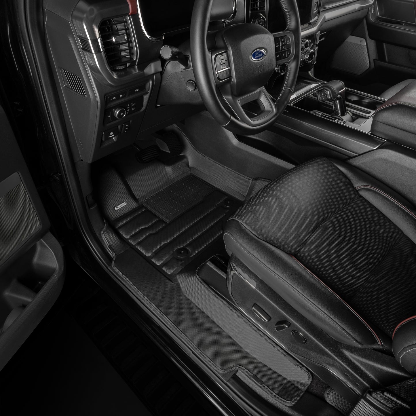 Ford F150 SuperCrew without Rear Seat Fold Out Storage