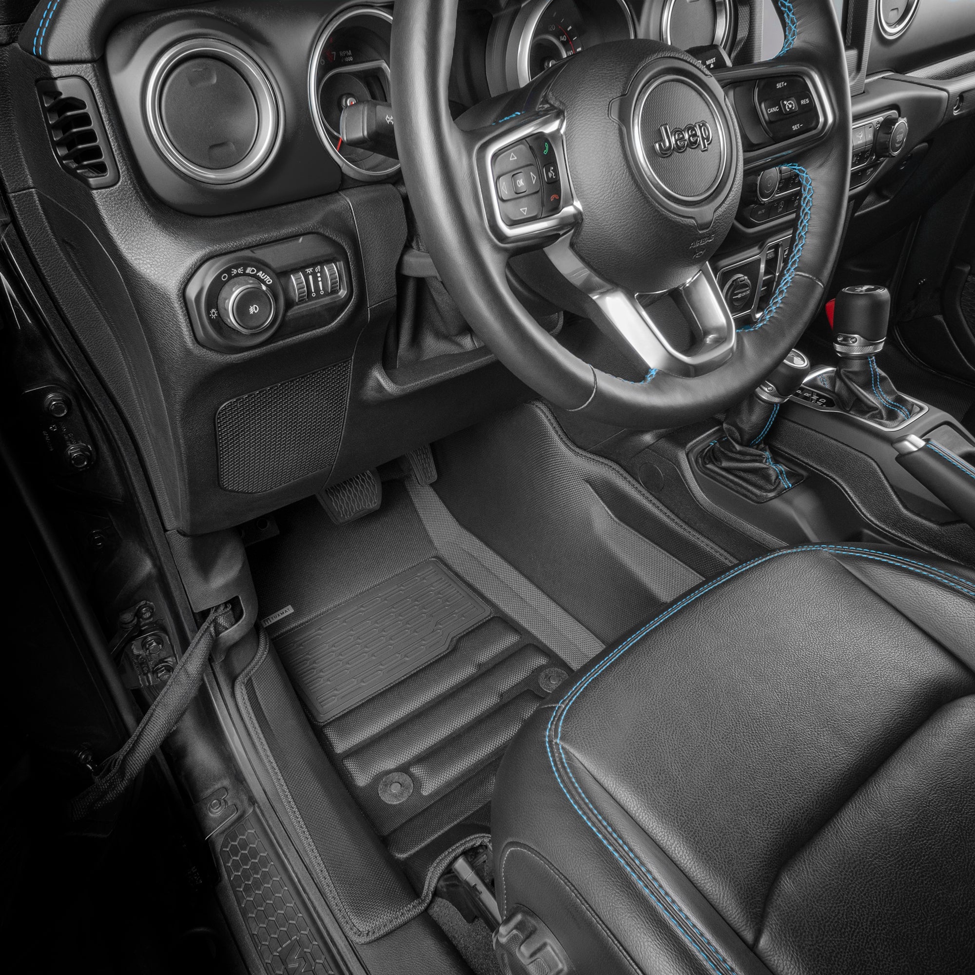 Full-Coverage Mats for 2021-2026 Jeep Wrangler 4XE Hybrid – TuxMat.ca