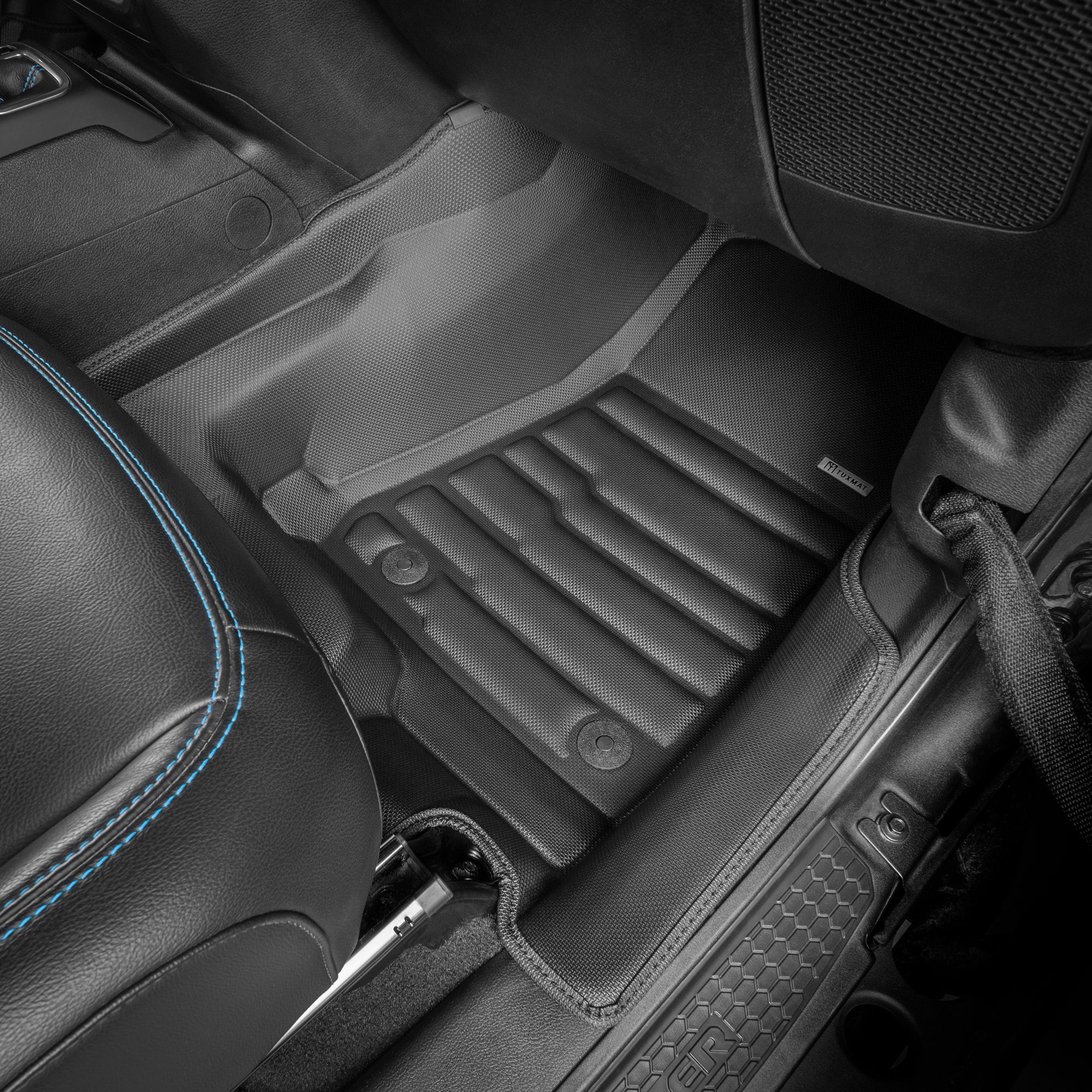 Full-Coverage Mats for 2021-2026 Jeep Wrangler 4XE Hybrid – TuxMat.ca