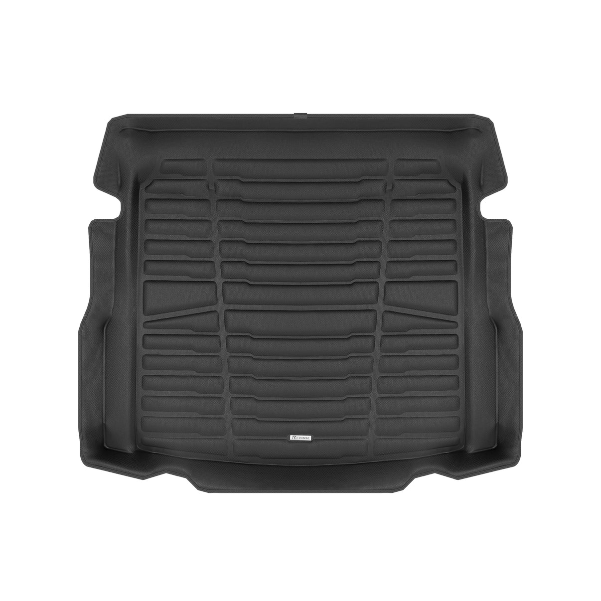 A set of black TuxMat trunk mats for BMW 2-Series models.