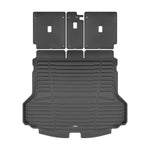 A set of black TuxMat trunk mats for Lexus RX models.