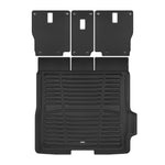 A set of black TuxMat trunk mats for Land River Range Rover Sport models.