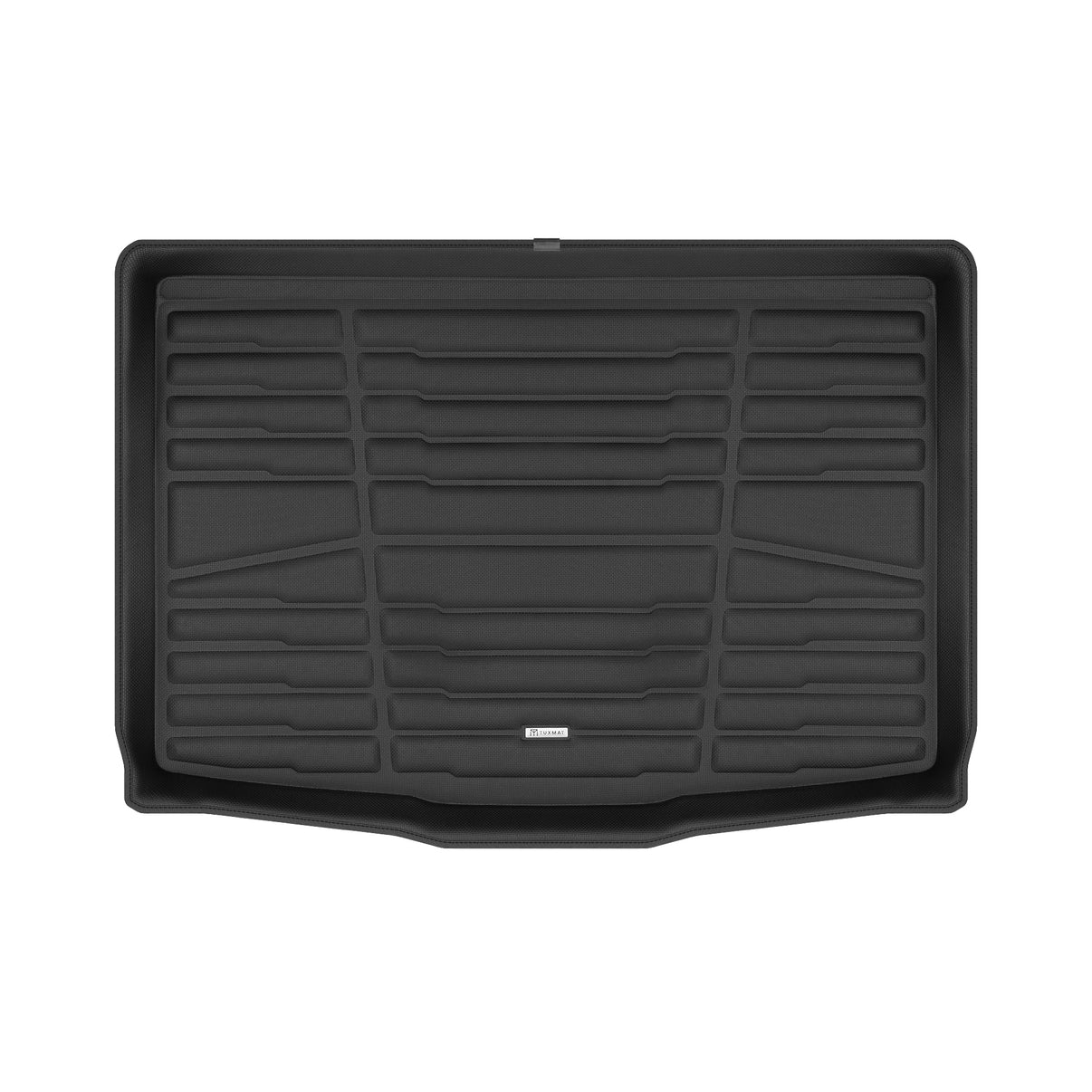 A set of black TuxMat trunk mats for Nissan Ariya models.