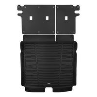 Noir / Tapis de coffre uniquement / T1D3 - Coffre supérieur - Couverture complète des sièges arrière et du coffre (179,50 $)