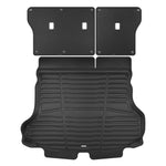 A set of black TuxMat trunk mats for Genesis GV70 models.