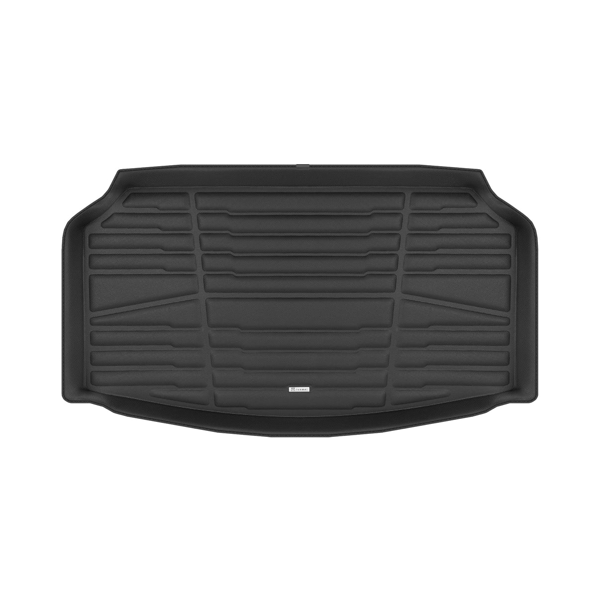 A set of black TuxMat trunk mats for Genesis GV80 models.