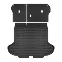 Black / Trunk Mats Only / T2D3 - SuperTrunk - Without Subwoofer Only - Complete Back Seat & Trunk Coverage ($179.50)