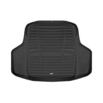 A set of black TuxMat trunk mats for Honda Accord models.