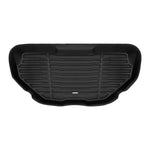 A set of black TuxMat trunk mats for Rivian R1S models.
