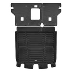 A set of black TuxMat trunk mats for Alfa Romeo Tonale models.