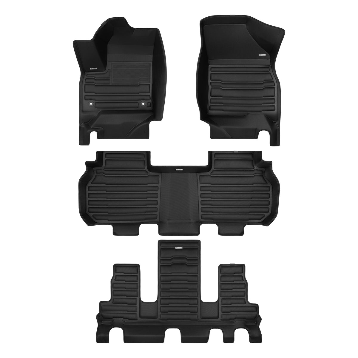 Buick Enclave Integrated Cargo Liner in Ebony with Buick Logo (FOR 2018-2024 Models with Automatic Folding Seat Buick Enclave Integrated Cargo Liner in Ebony with Buick Logo (FOR 2018-2024 Models with Automatic Folding Seat