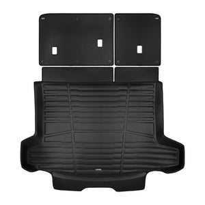 A set of black TuxMat trunk mats for Lincoln Nautilus models.