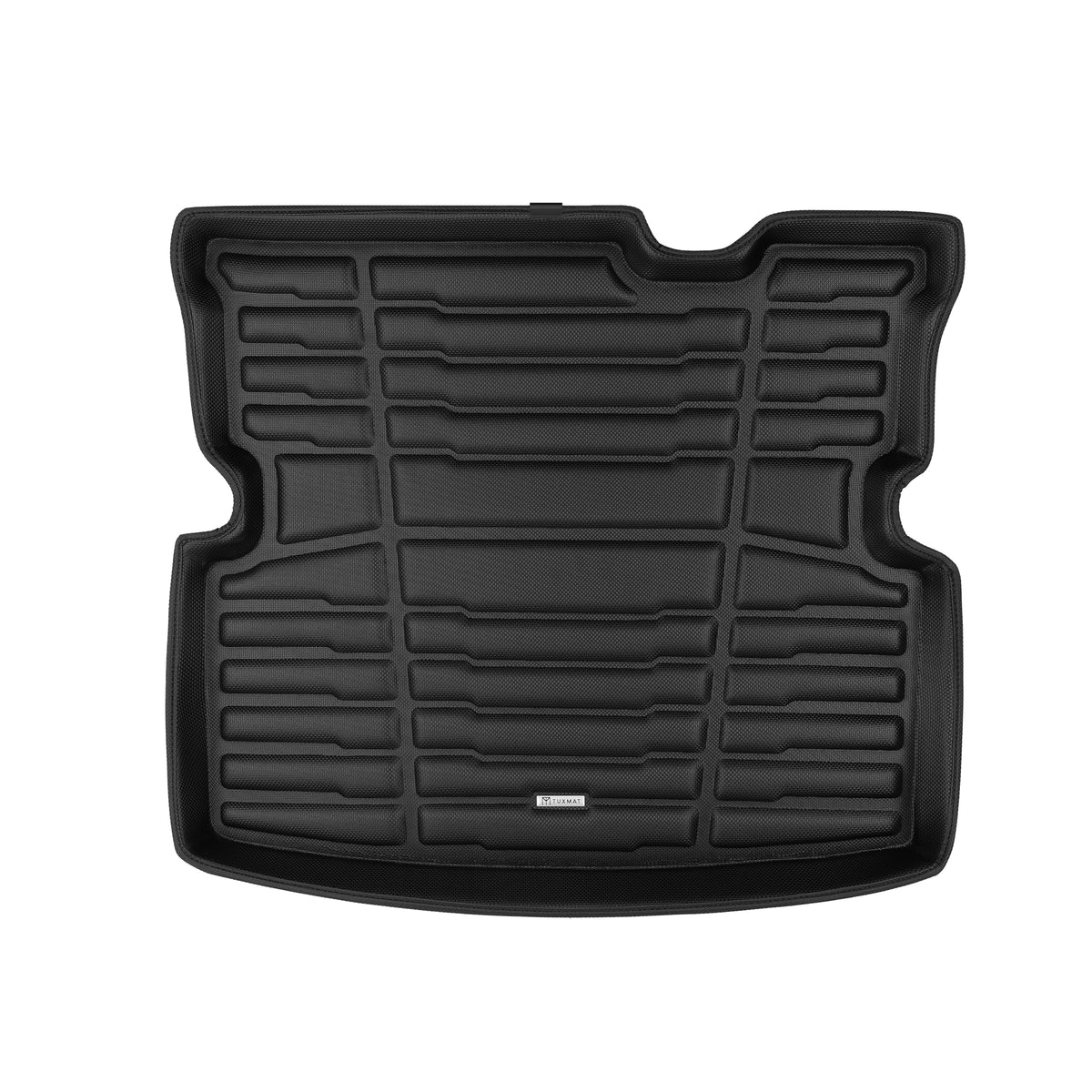 A set of black TuxMat trunk mats for Chevrolet Equinox models.