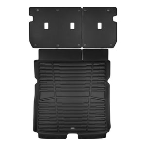 A set of black TuxMat trunk mats for Mazda CX-50 models.