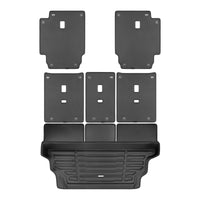 Black / Trunk Mats Only / TED6 - SuperTrunk - Complete Back Seat & Trunk Coverage ($199.80)
