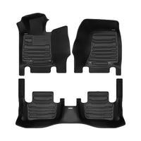 A set of black TuxMat car floor mats for Mercedes-Benz CLE models.
