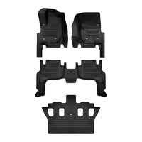 A set of black TuxMat car floor mats for Toyota 4Runner models.
