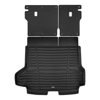 Black / Trunk Mats Only / T1D3 - SuperTrunk - With Subwoofer - Complete Back Seat & Trunk Coverage ($179.50)