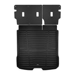 A set of black TuxMat trunk mats for Honda Passport
