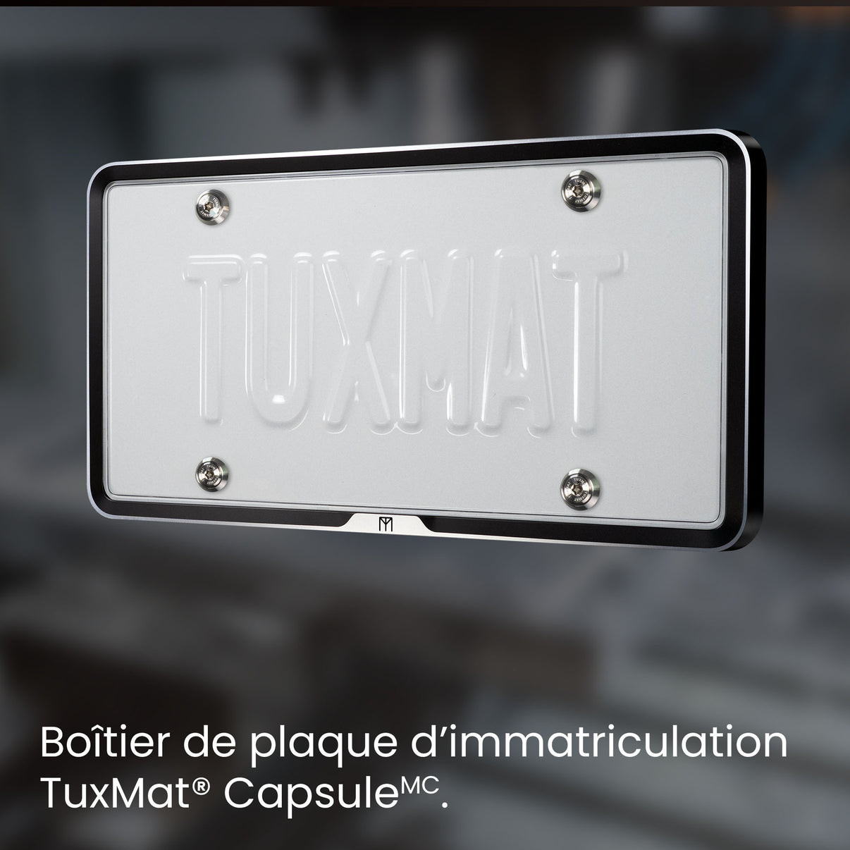 Boîtier pour plaque d’immatriculation TuxMat® Capsule🅪 