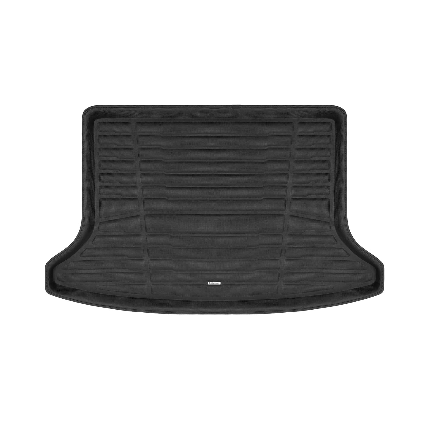 A set of black TuxMat trunk mats for Kia Niro models.