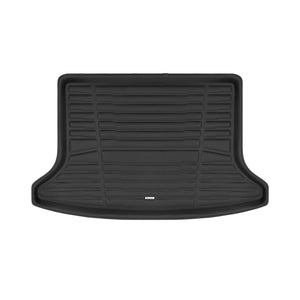 A set of black TuxMat trunk mats for Kia Niro models.