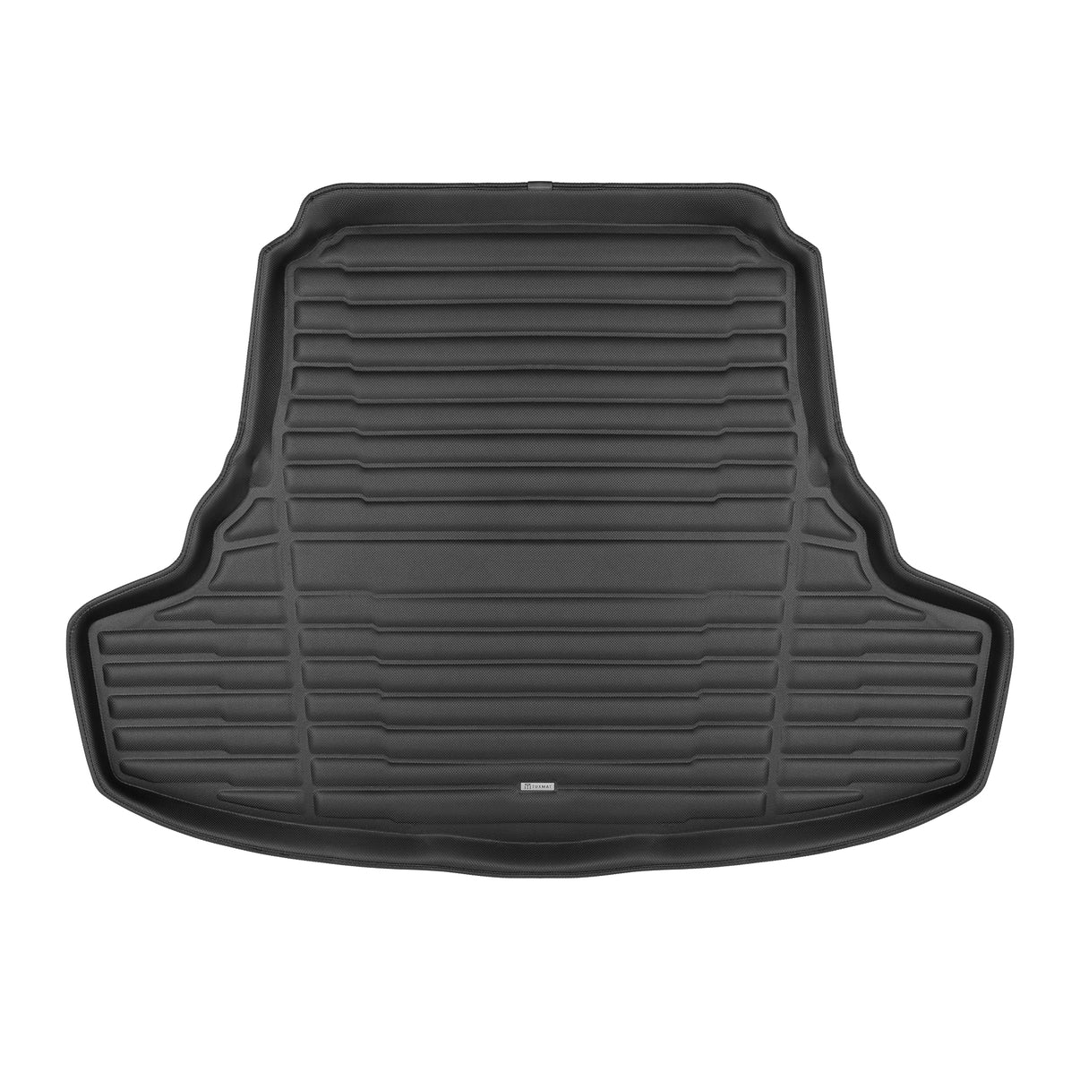 A set of black TuxMat trunk mats for Lexus IS models.