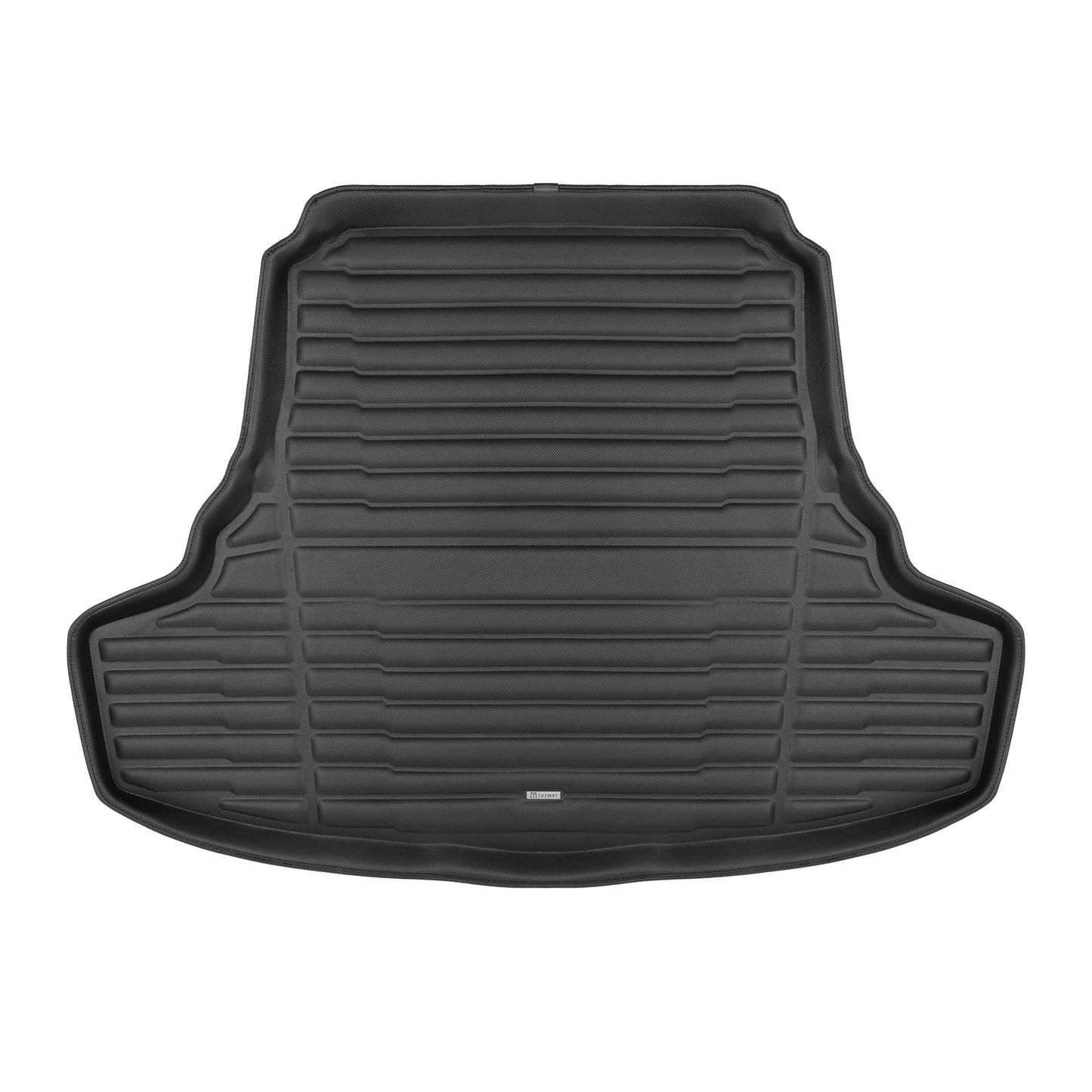 A set of black TuxMat trunk mats for Lexus IS models.