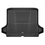 A set of black TuxMat trunk mats for Chevrolet Equinox models.
