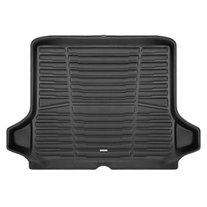 A set of black TuxMat trunk mats for Chevrolet Equinox models.