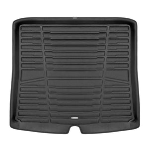 A set of black TuxMat trunk mats for Volvo XC40 models.