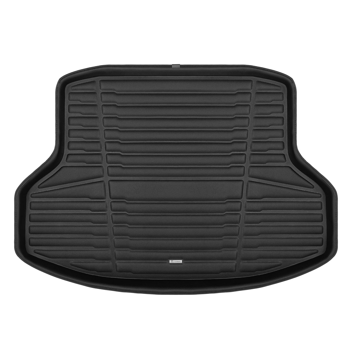 A set of black TuxMat trunk mats for Honda Insight models.