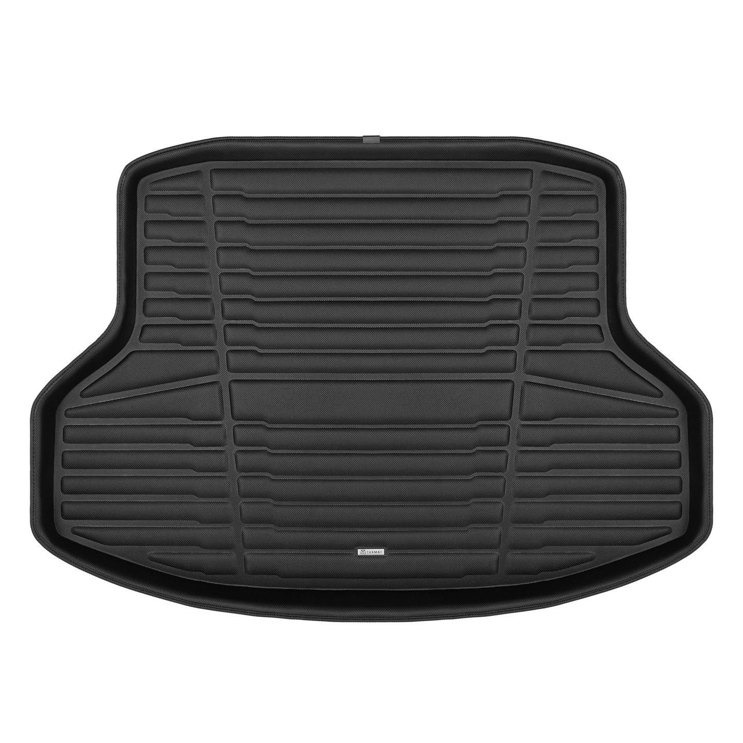 A set of black TuxMat trunk mats for Honda Insight models.
