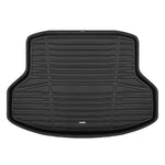 A set of black TuxMat trunk mats for Honda Insight models.