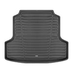 A set of black TuxMat trunk mats for Nissan Altima models.